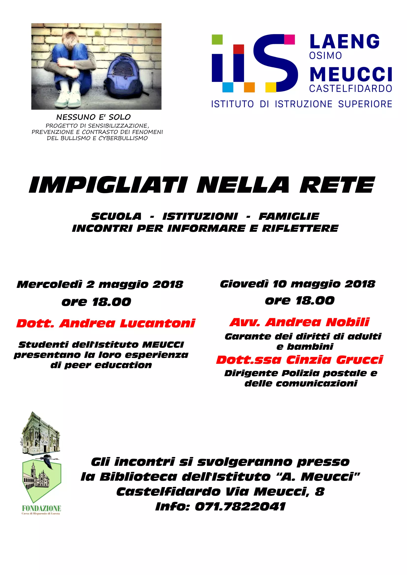 locandina incontri bullismo1