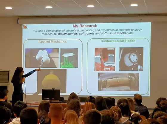 immagine in proiezione